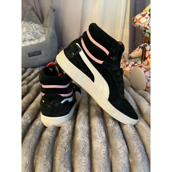 Puma x hello kitty ralph sampson womens mid sneakers sz 7 - Picture 6 of 12